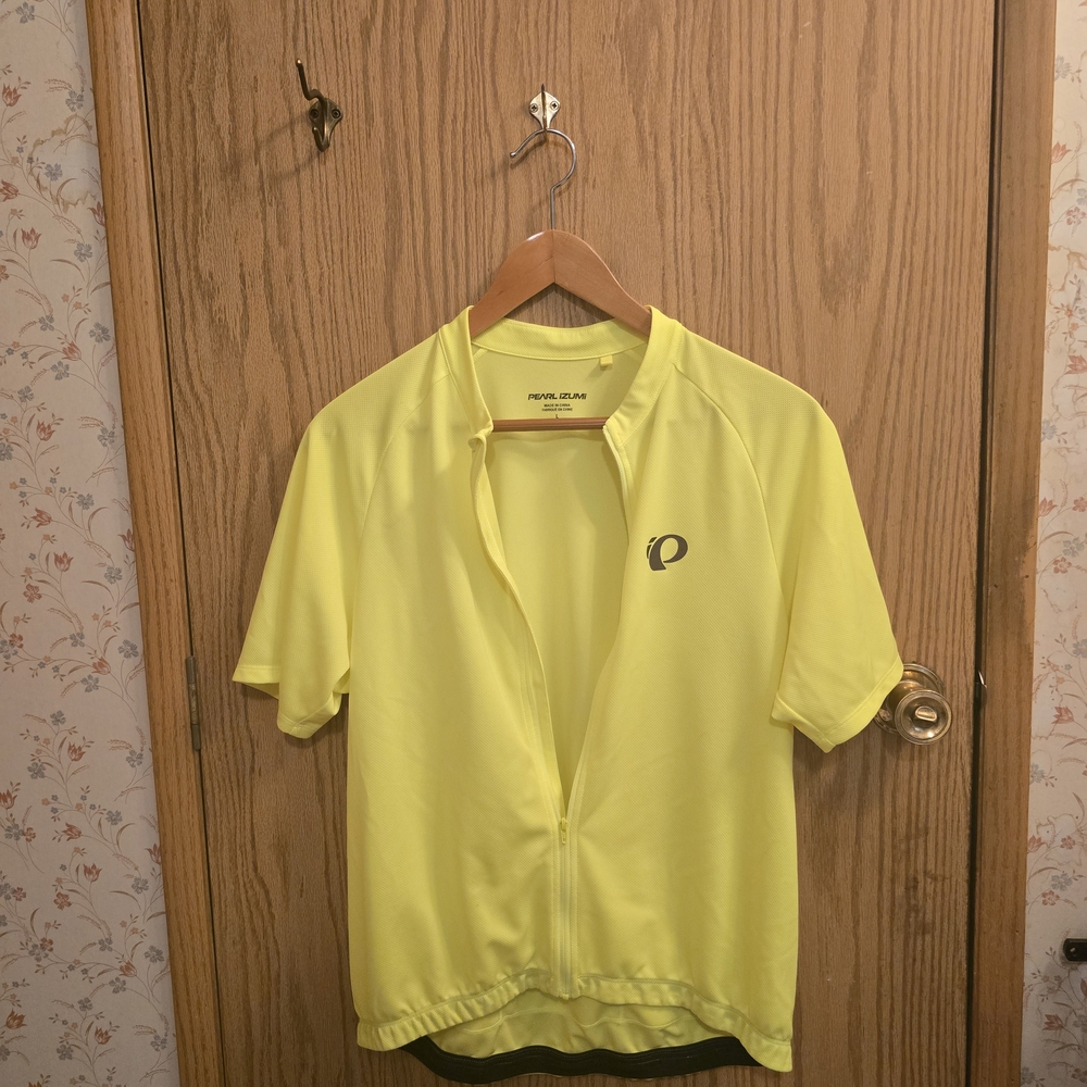 Pearl Izumi Men's Yellow Cycling Shirt